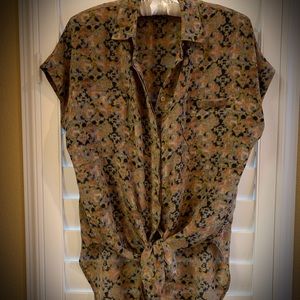 Rachel‎ Roy Silk Shirt
